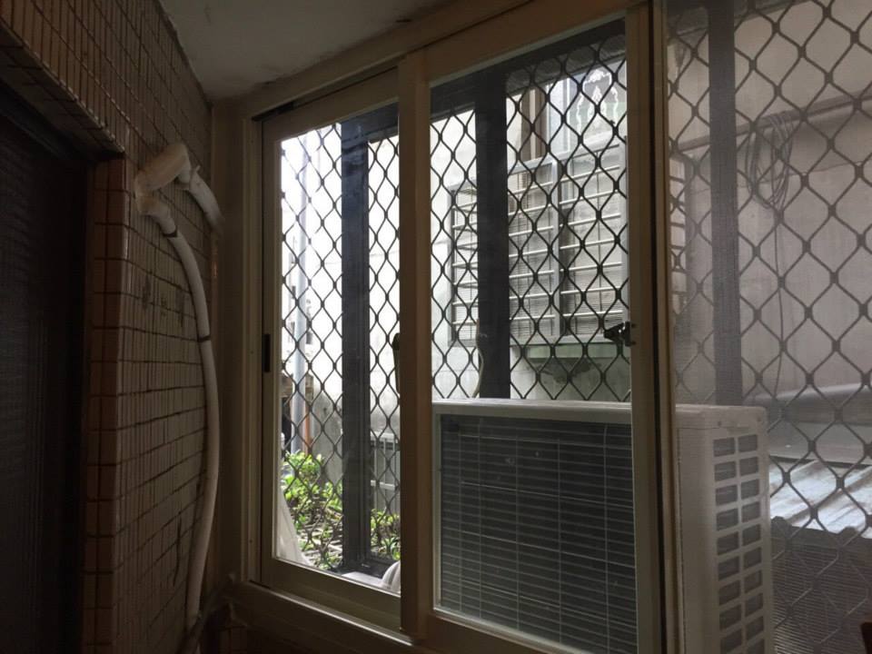 鋁花格防盜窗-氣密窗施工-新北市板橋住家